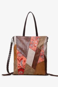 Bolsas Desigual Sling floral and reptile patch Mujer | LKP956230