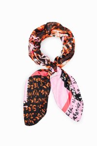 Bufandas Desigual Square LOVE foulard Mujer | NIE538967