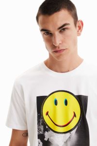 Camisa Polo Desigual Corta-sleeve Smiley Hombre | CTW549716