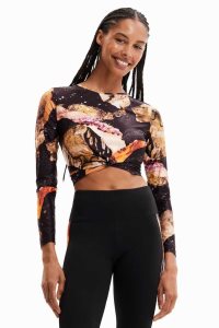 Camiseta Desigual Cropped mineral Mujer | GNV452867