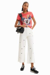 Camiseta Desigual Disney's Mickey Mouse arty Mujer | KBU931675