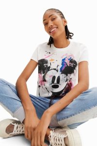 Camiseta Desigual Disney's Mickey Mouse arty Mujer | VEW145628