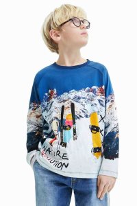 Camiseta Desigual Long-sleeve snowboard Niño | IWP648713