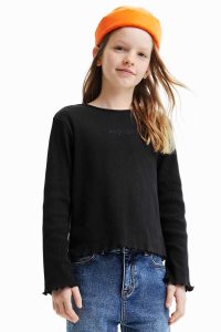 Camiseta Desigual Slim ribbed logo Niña | OFR497023