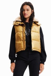 Chaquetas Desigual Acolchado fleece gilet Mujer | WTX016459