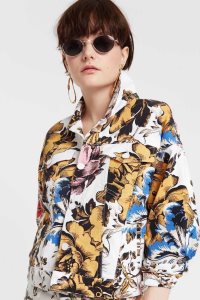 Chaquetas Desigual Jacket with Hawaiian floral print Mujer | PVZ809436