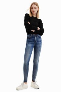 Jeans Desigual Flaco Mujer | UER315467