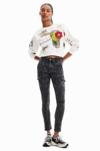 Jeans Desigual Flaco cargo Mujer | UDN249635