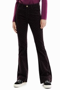 Jeans Desigual Retro print corduroy trousers Mujer | LPJ820546