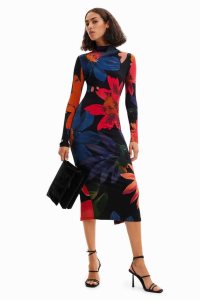 Mono Desigual Floral midi Mujer | VCI361278