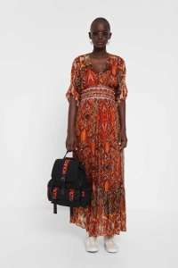 Mono Desigual Vestido with African friezes Mujer | LZP027941