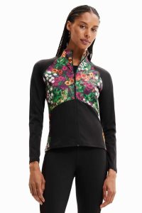 Sudaderas Desigual Floral slim sport jacket Mujer | XLP580267