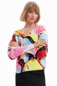 Suéteres Desigual Multicoloured jumper Mujer | KOV948235