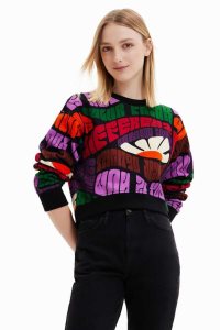 Suéteres Desigual Save Nature sweatshirt Mujer | QAS524876