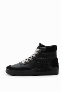 Tenis Desigual Faux-sheepskin high-top Mujer | YNS874965