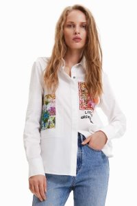 Tops Desigual Embroidered patches Mujer | IDY745210