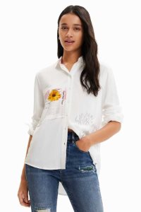 Tops Desigual Patchwork message Mujer | TLC158026