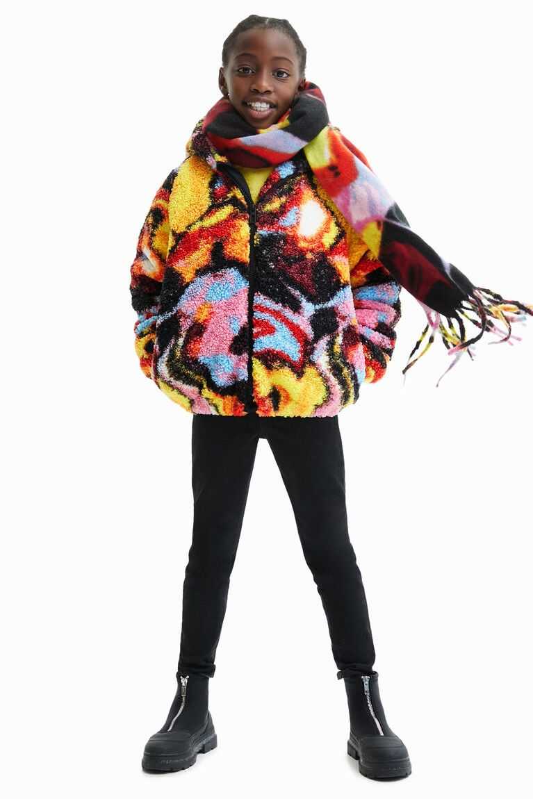 Abrigos Desigual Digital print fleece Niña | BML680315