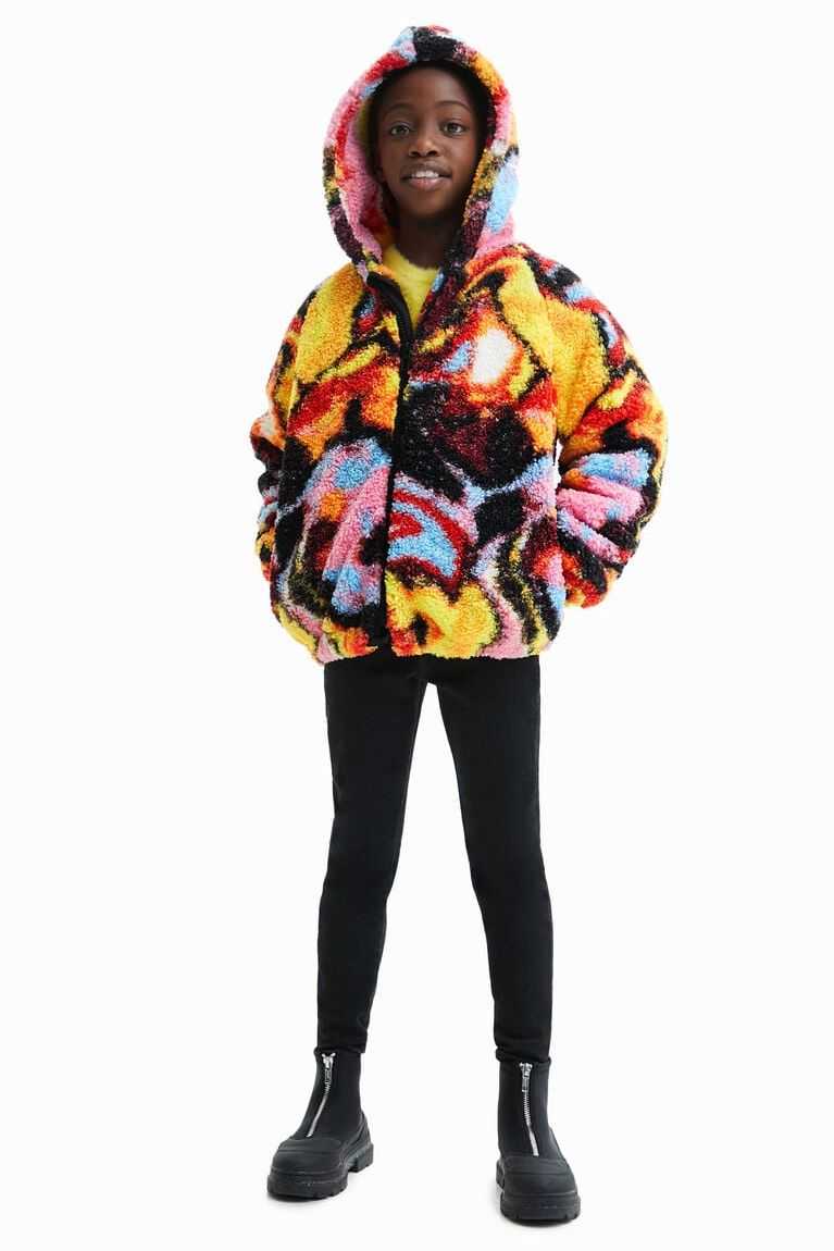 Abrigos Desigual Digital print fleece Niña | BML680315