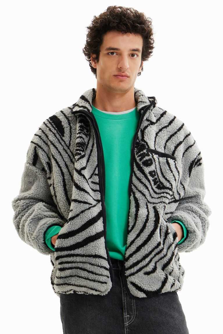 Abrigos Desigual High-neck fleece Hombre | SNZ713254