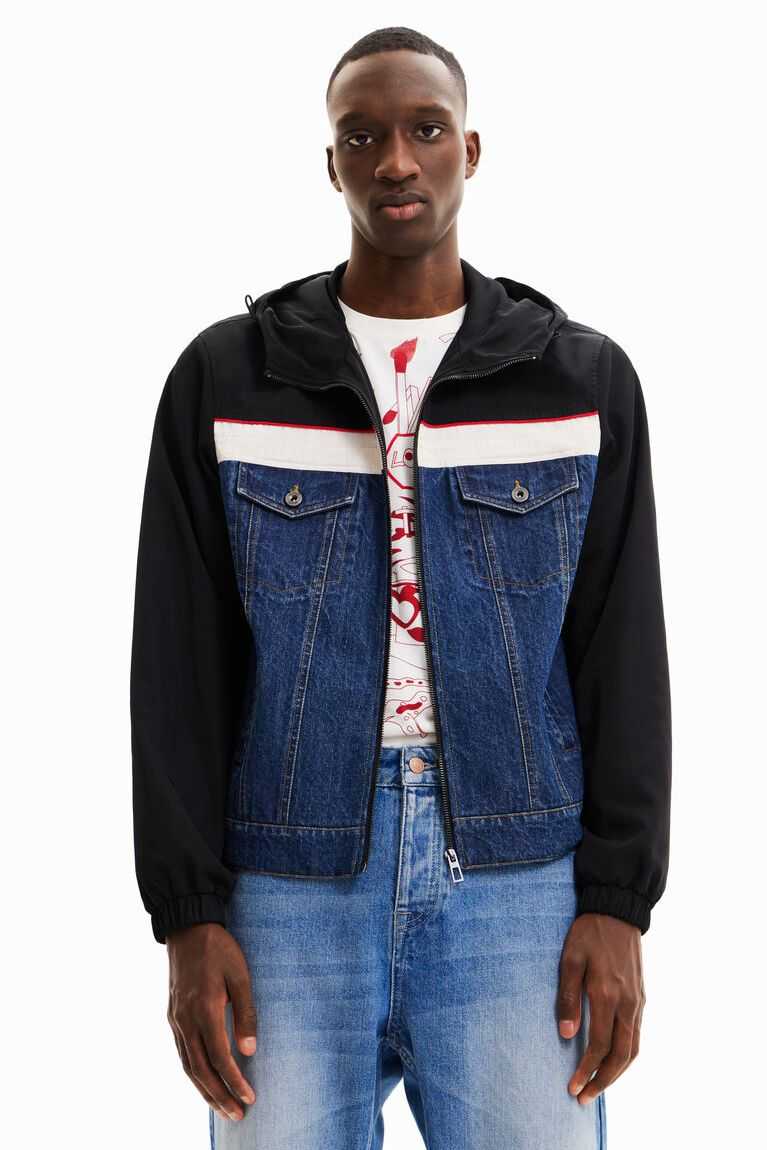 Abrigos Desigual Híbrido denim Hombre | STH523846