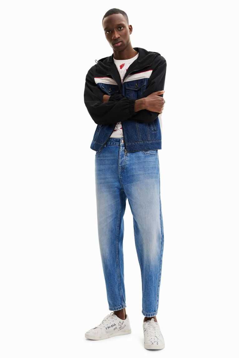 Abrigos Desigual Híbrido denim Hombre | STH523846