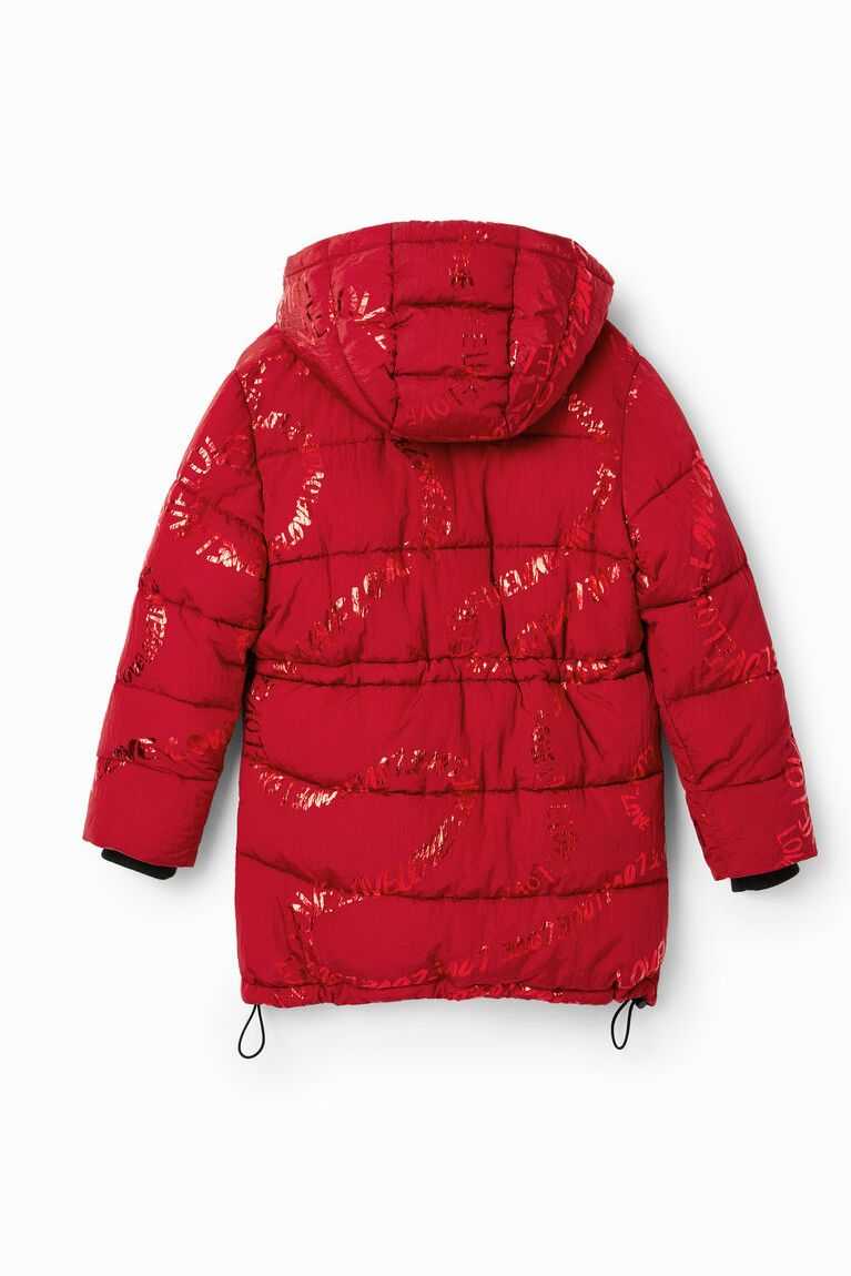 Abrigos Desigual Long padded coat with text Niña | XYS870569