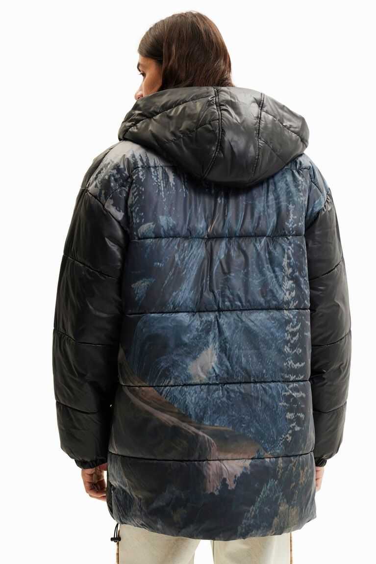 Abrigos Desigual Long puffer coat Hombre | IYD359286