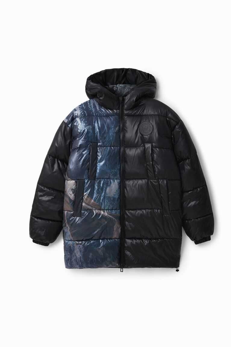 Abrigos Desigual Long puffer coat Hombre | IYD359286