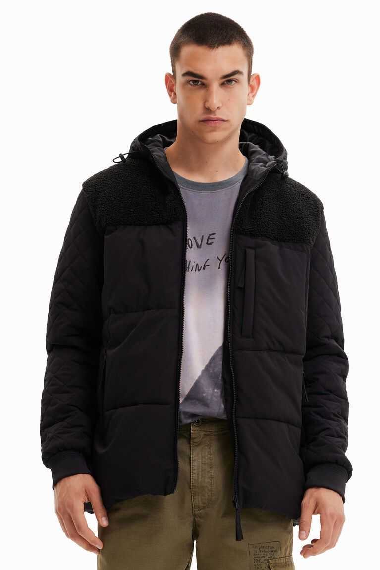 Abrigos Desigual Plain hooded Hombre | IDW251480