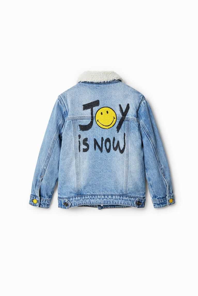 Abrigos Desigual Smiley denim trucker Niño | XRD952371