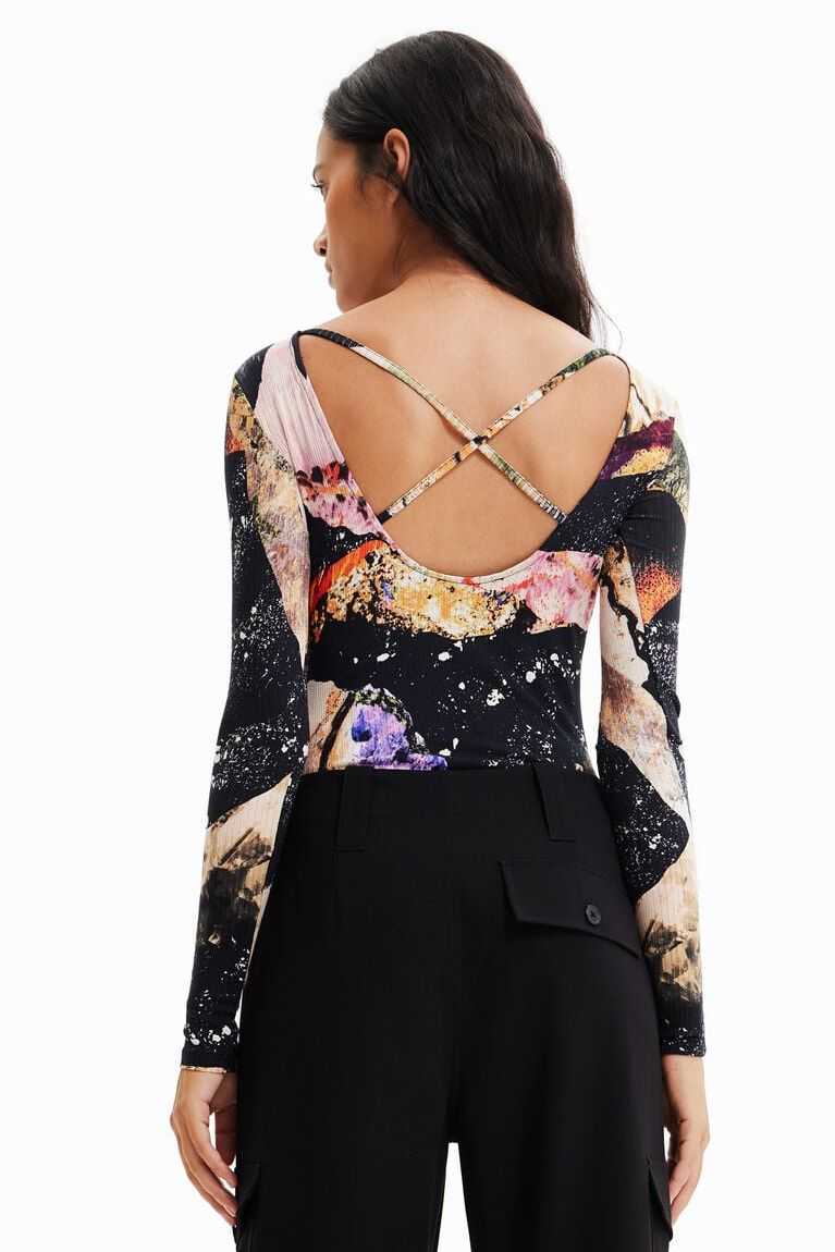 Bodysuit Desigual Digital print slim Mujer | UEY809756