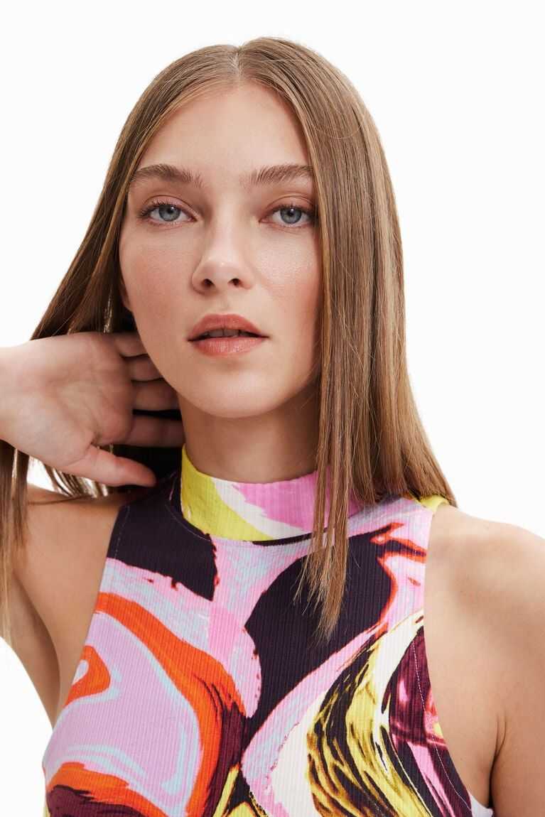 Bodysuit Desigual Multicolour digital print Mujer | XPR531802