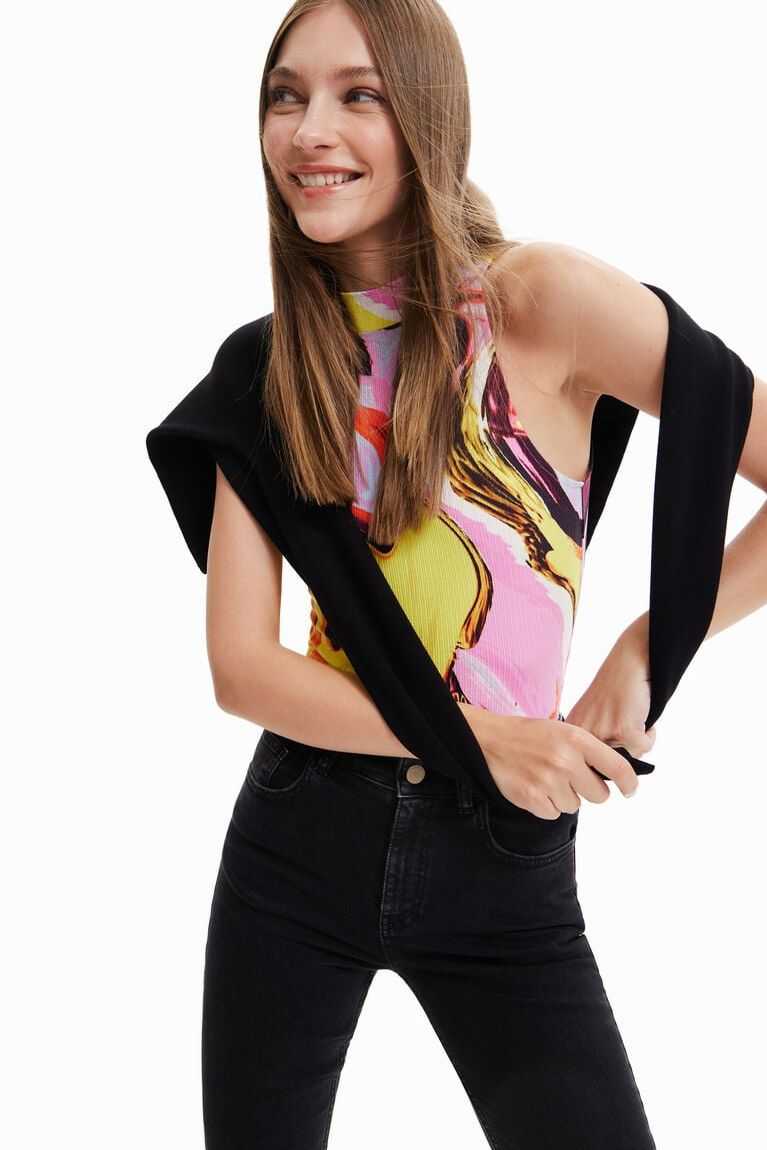 Bodysuit Desigual Multicolour digital print Mujer | XPR531802