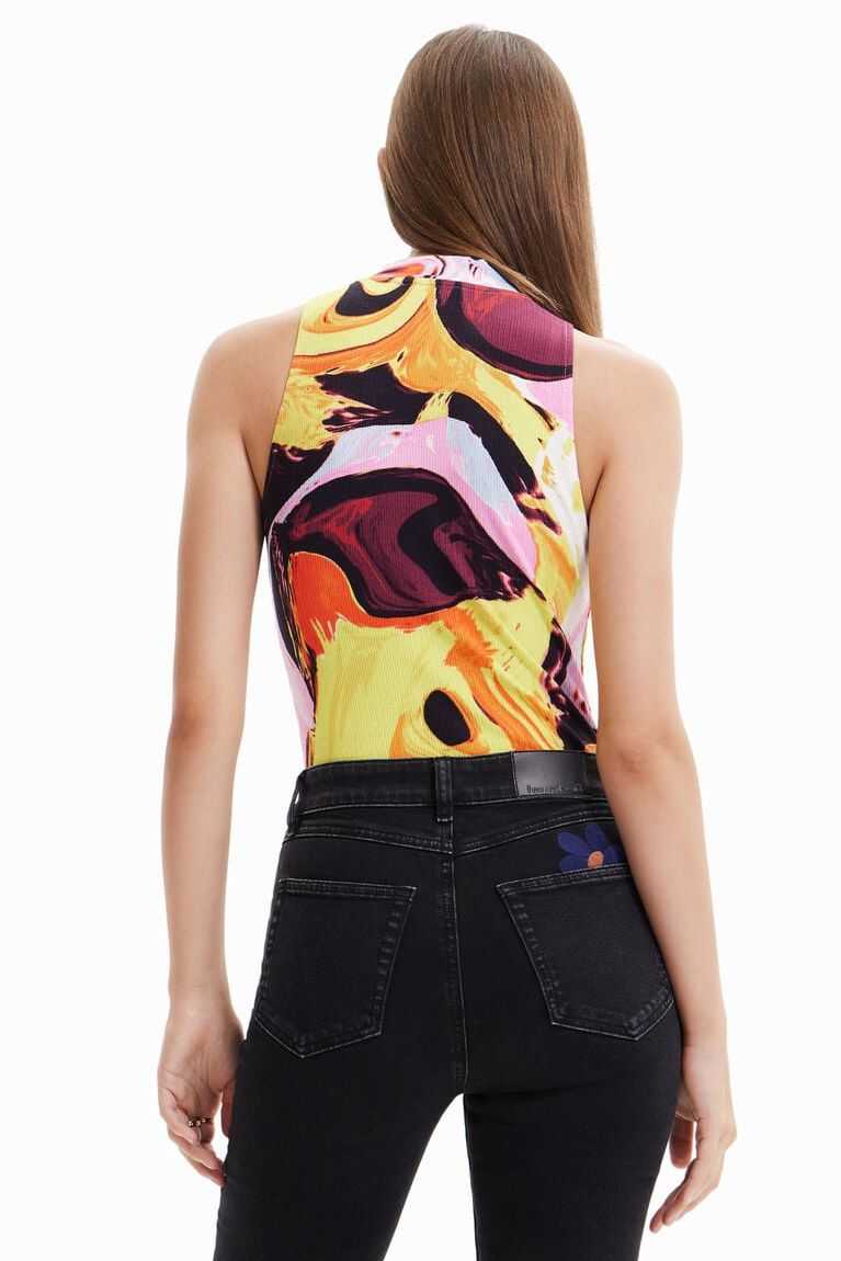 Bodysuit Desigual Multicolour digital print Mujer | XPR531802