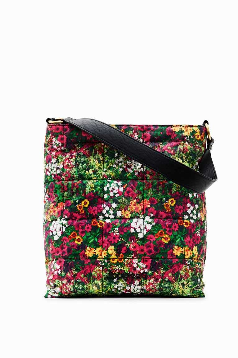 Bolsa De Hombro Desigual Large floral Mujer | EHN415968