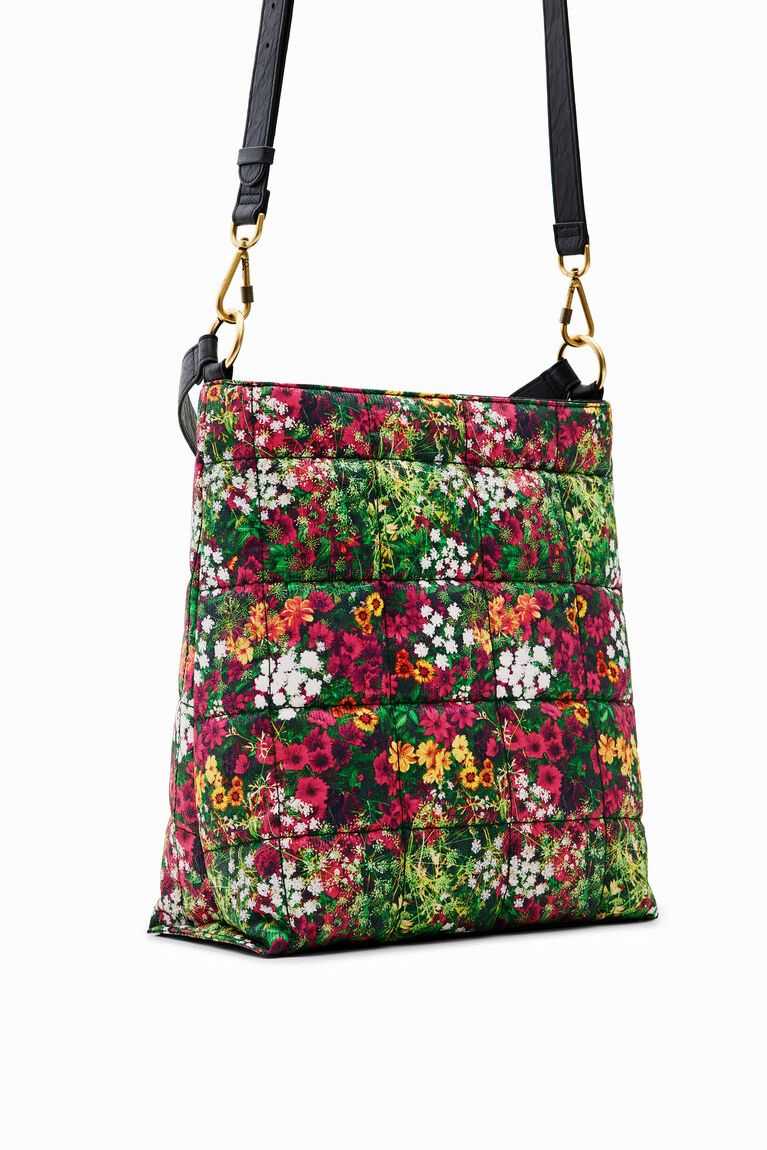 Bolsa De Hombro Desigual Large floral Mujer | EHN415968