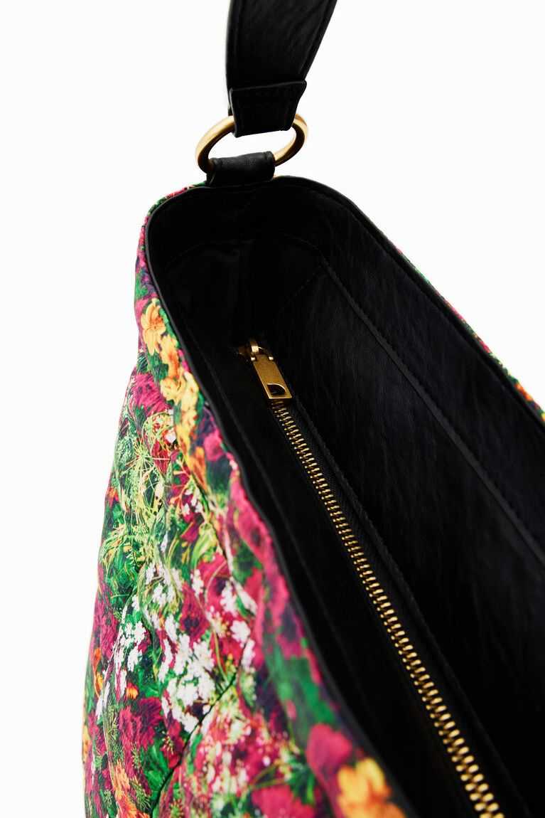 Bolsa De Hombro Desigual Large floral Mujer | EHN415968