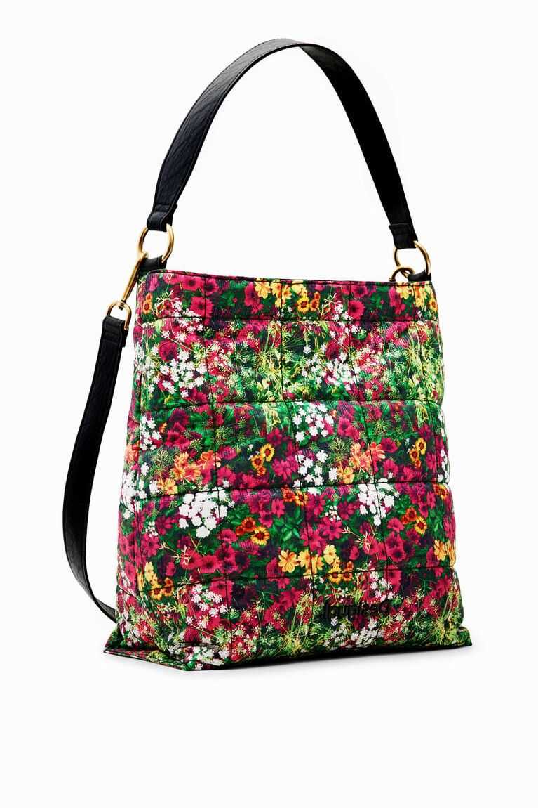 Bolsa De Hombro Desigual Large floral Mujer | EHN415968