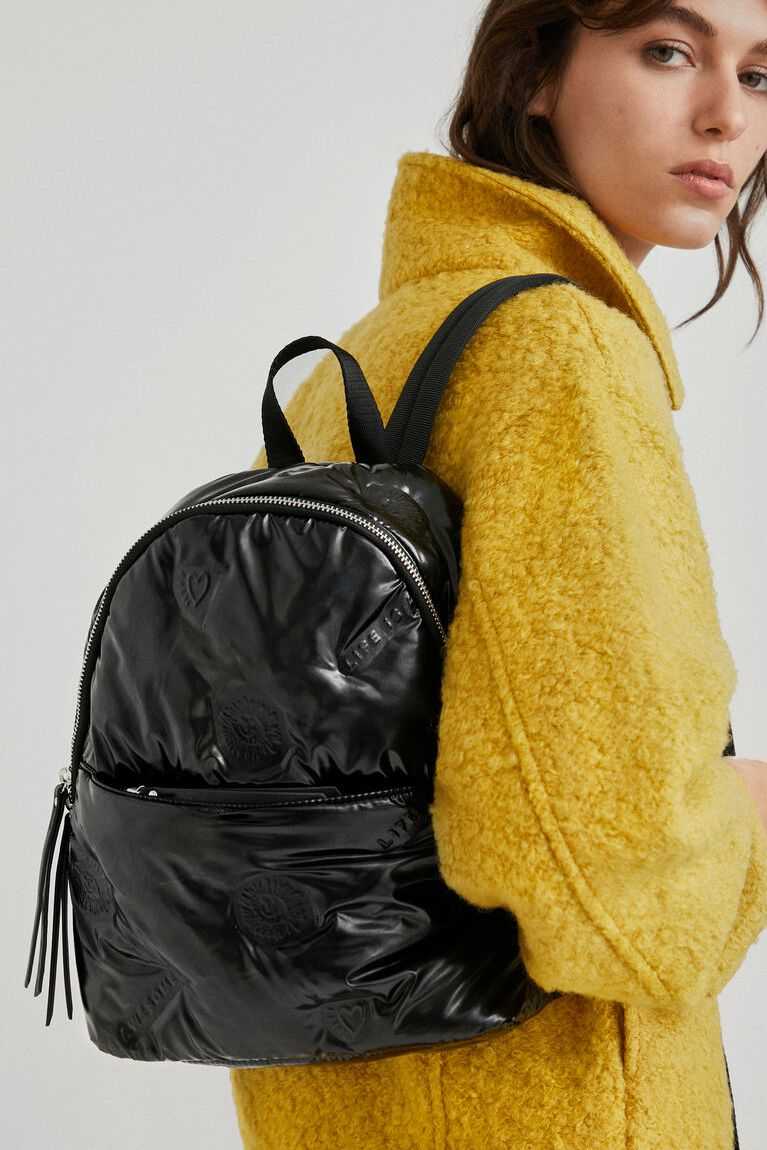 Bolsas De Mano Desigual Acolchado mini-backpack vinyl Mujer | TVZ957438