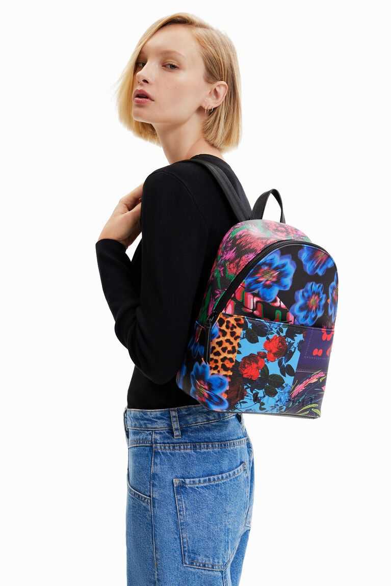 Bolsas De Mano Desigual Small patchwork floral Mujer | BHL402613