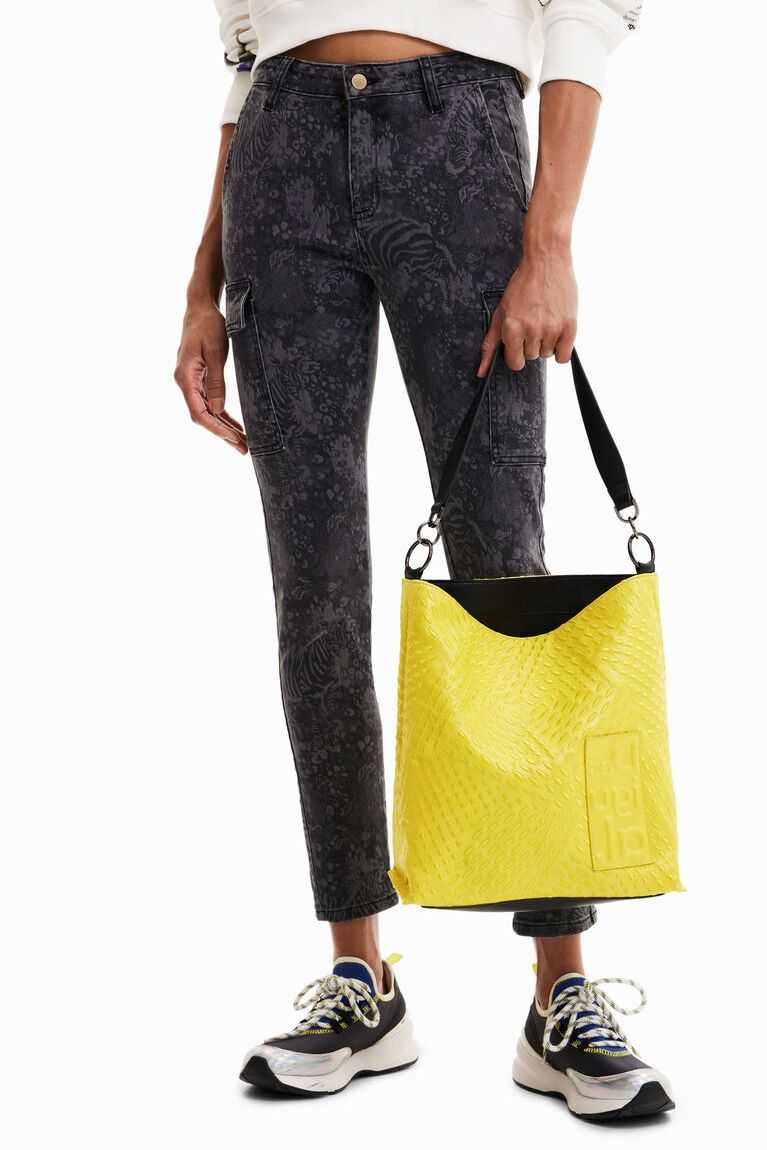 Bolsas Desigual Large geometric bucket Mujer | ECN172593