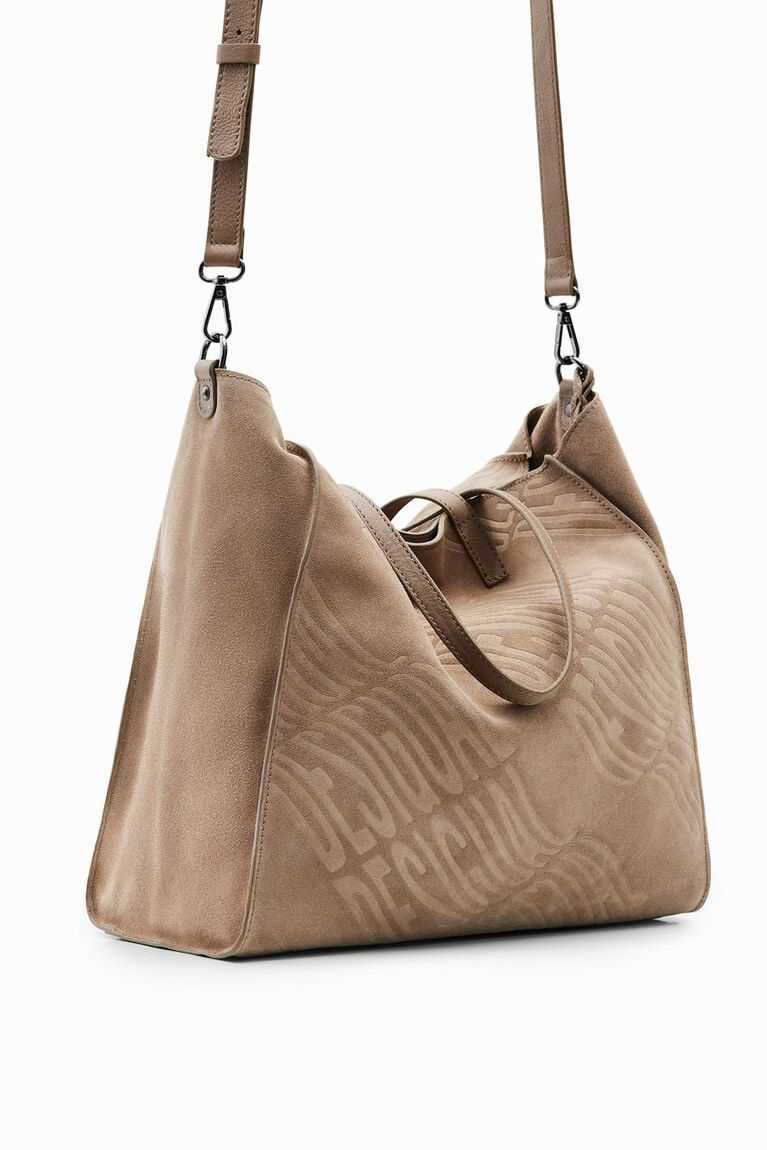 Bolsas Desigual Large leather logo Mujer | DWC260374