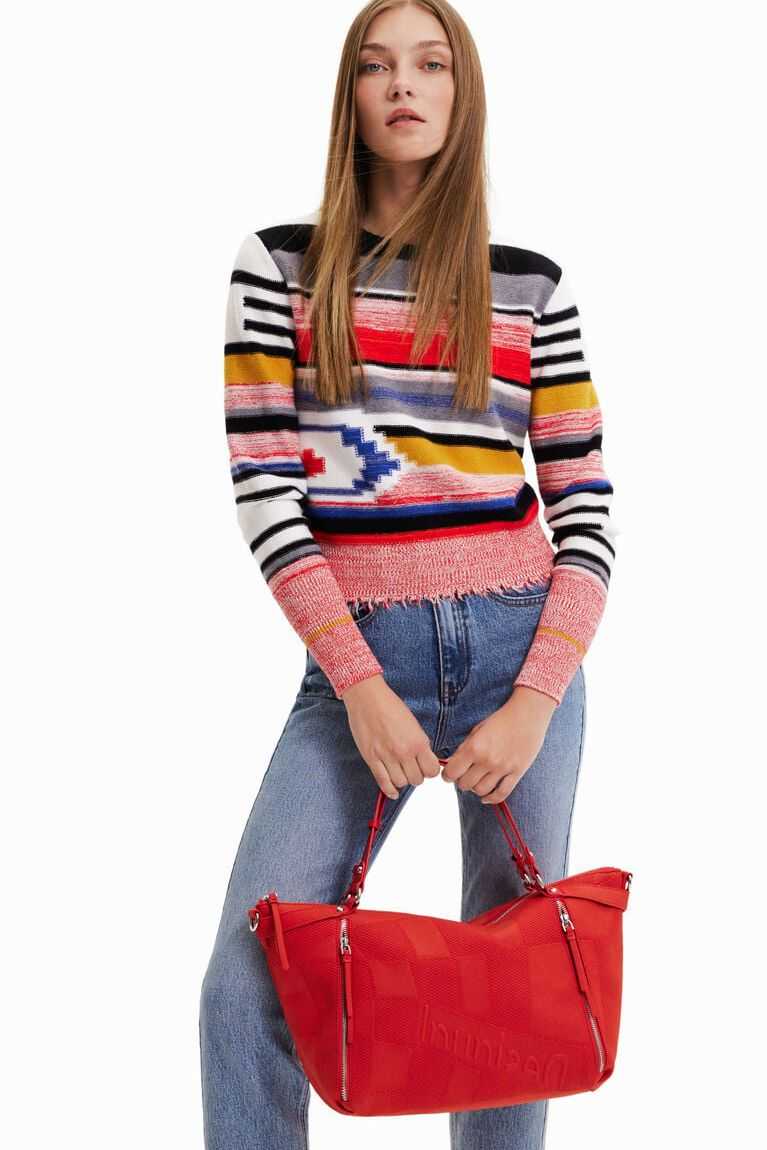 Bolsas Desigual Large textured Mujer | DUE491638