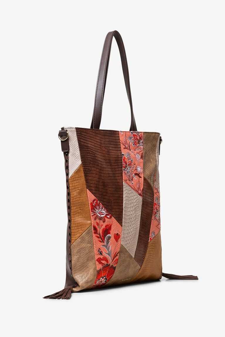 Bolsas Desigual Sling floral and reptile patch Mujer | LKP956230