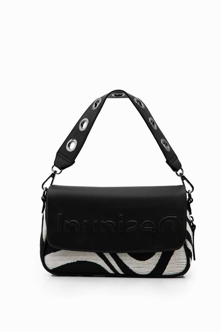 Bolsas Desigual Small half-logo zebra Mujer | WOA805634