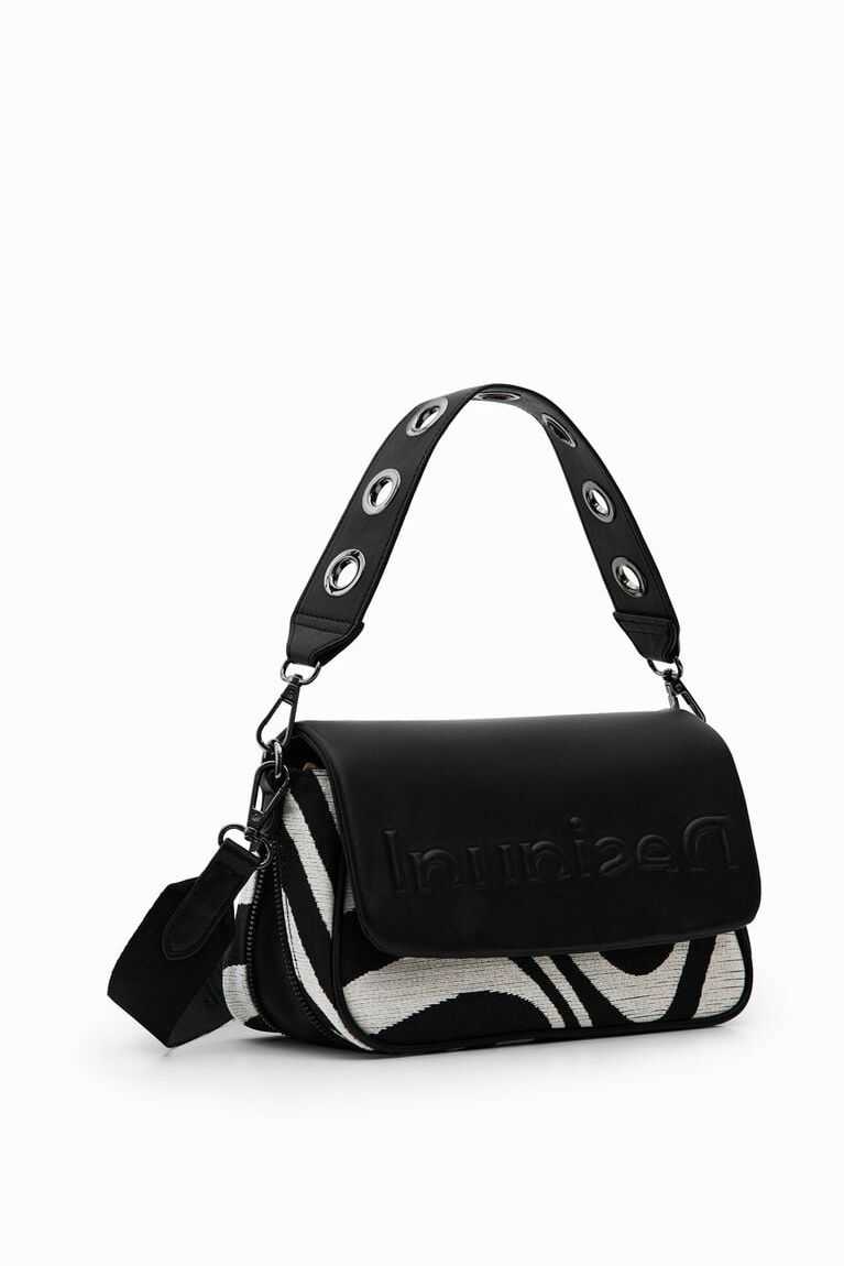 Bolsas Desigual Small half-logo zebra Mujer | WOA805634