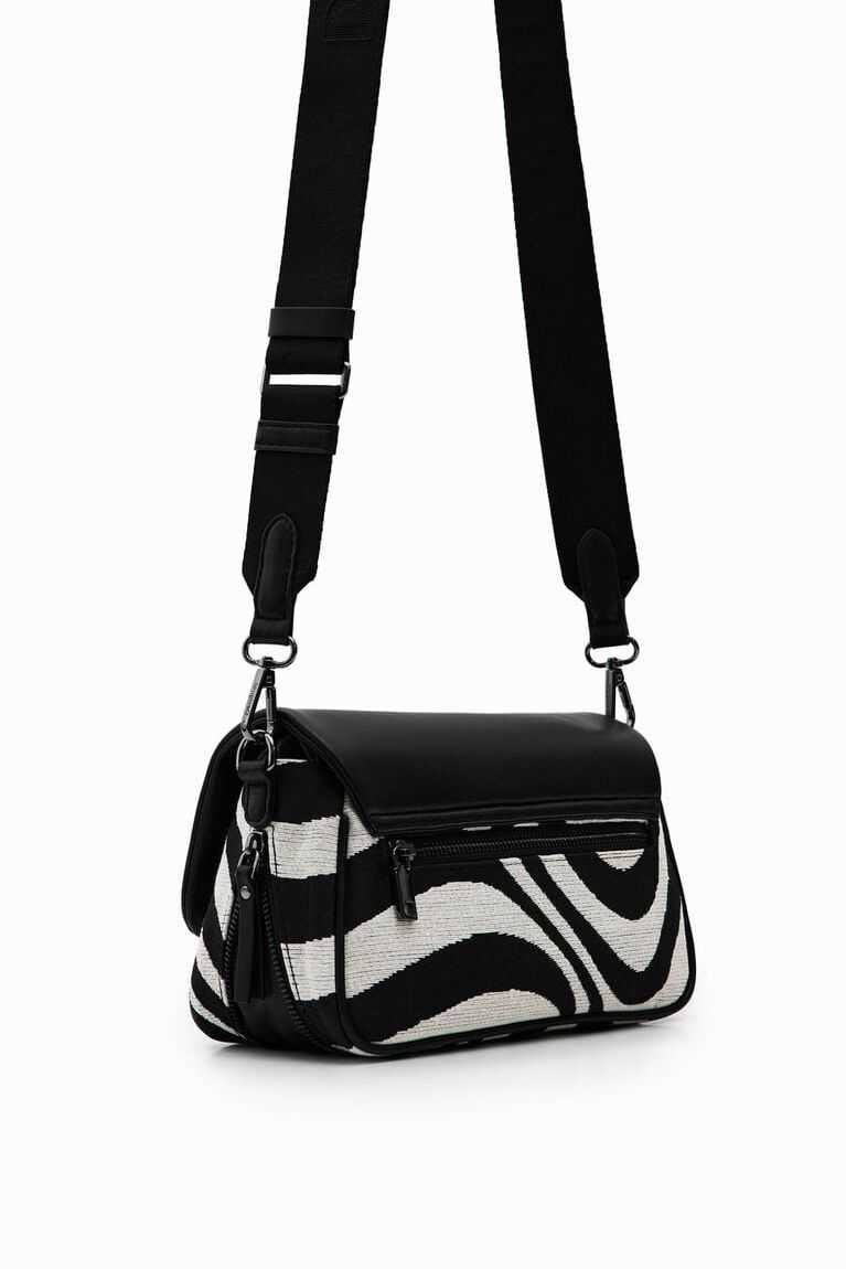 Bolsos Cruzados Desigual Small half-logo zebra Mujer | DSE246590