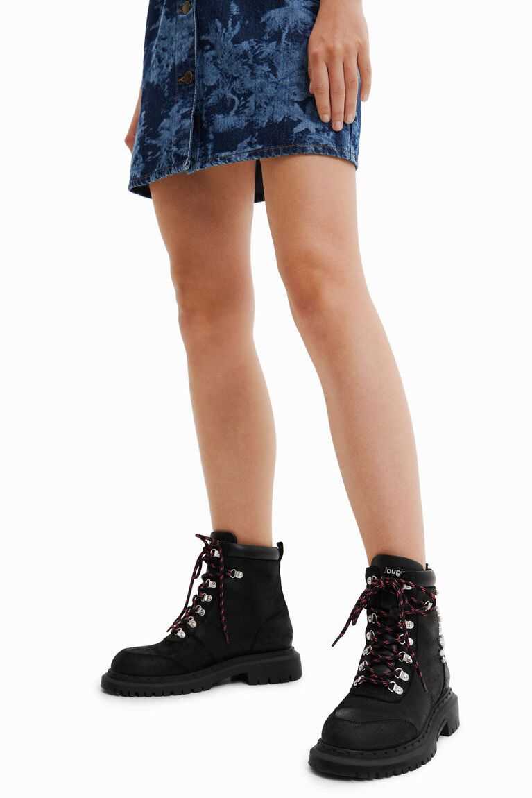 Botas Desigual Encaje-up with crystals Mujer | REU348769