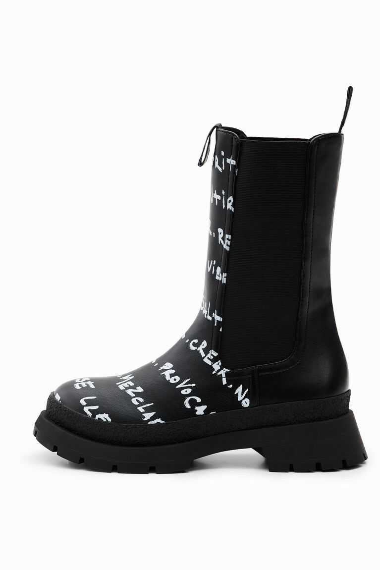 Botas Desigual High Chelsea with messages Mujer | POA439862